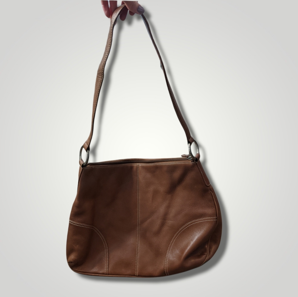Fossil Brown Leather Shoulder Bag